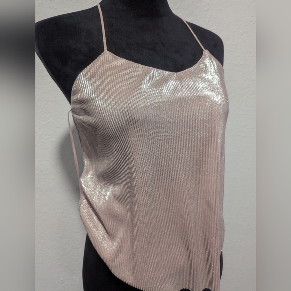 Express Sexy Shimmer spaghetti strap Tank - Picture 3 of 4